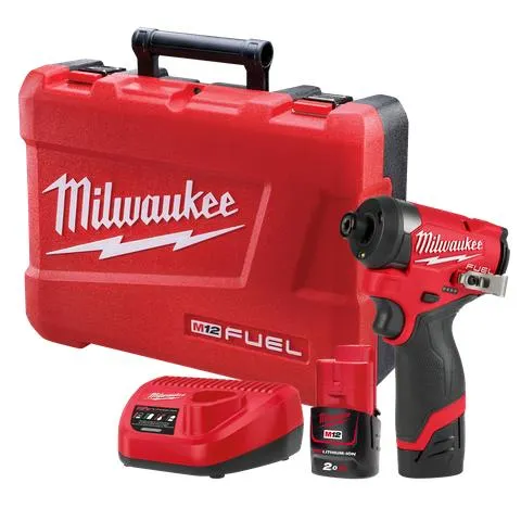 Milwaukee M12 FUEL Impact Driver Brushless Gen2 12v 2Ah
