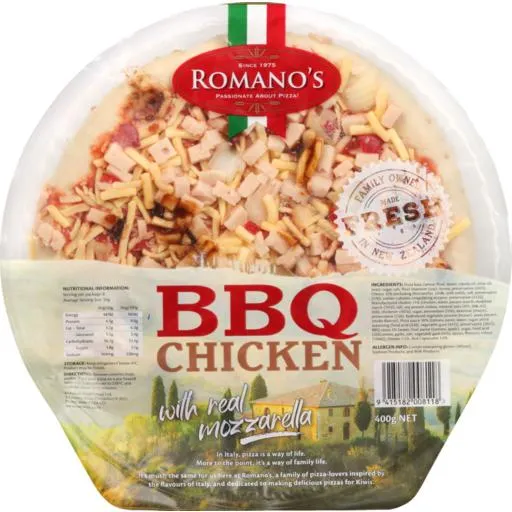 Romano's Pizza BBQ Chicken 400g
