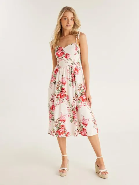 Eden Corset Midi Dress