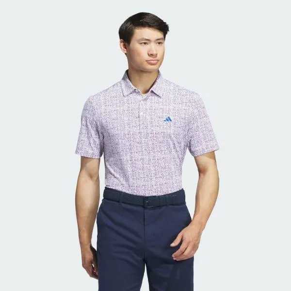 Ultimate365 Power Grid Print Polo Shirt