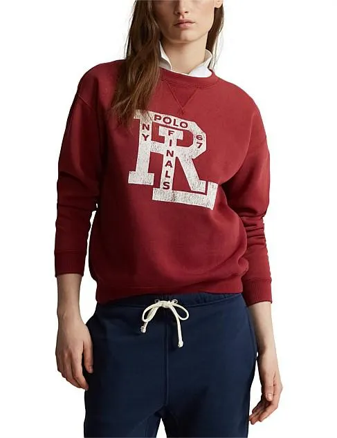 RL-LOGO FLEECE CREWNECK SWEATSHIRT