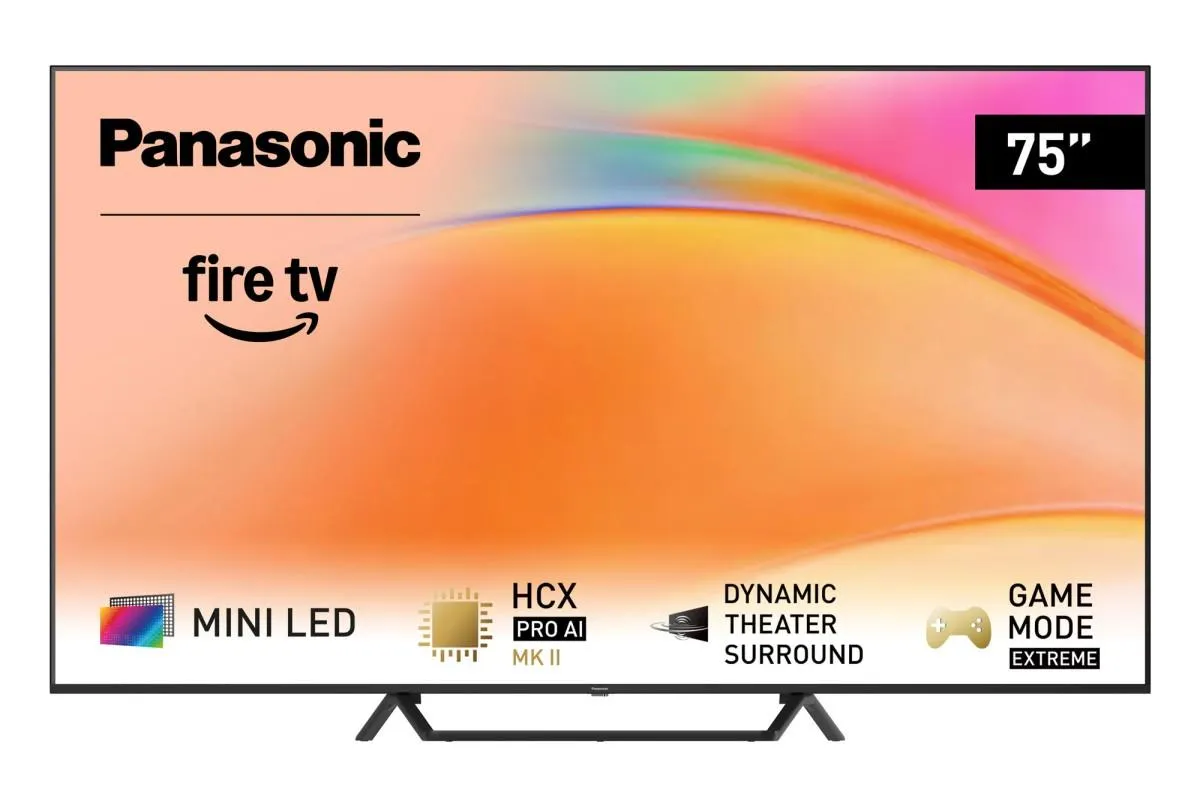 Panasonic 75" W95 4K Mini LED Fire OS Smart TV