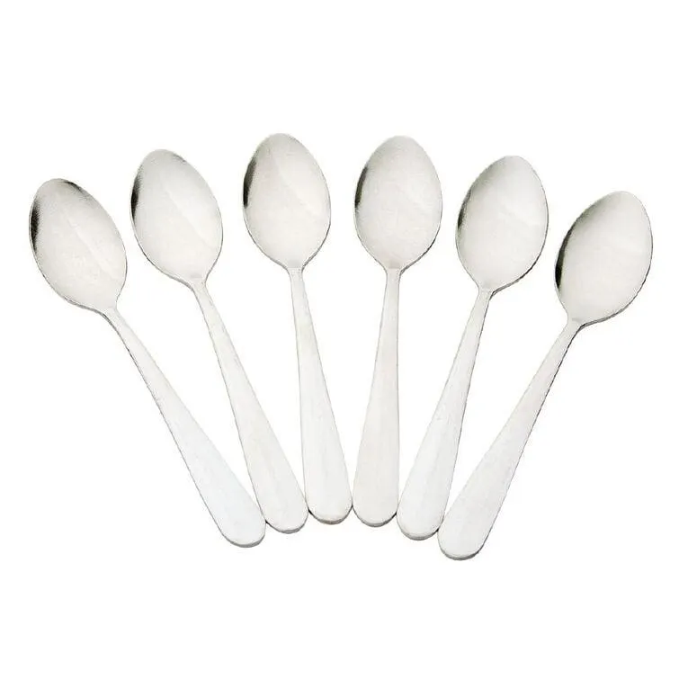 Living & Co Everyday Teaspoons Stainless Stainless Steel 6 Pack