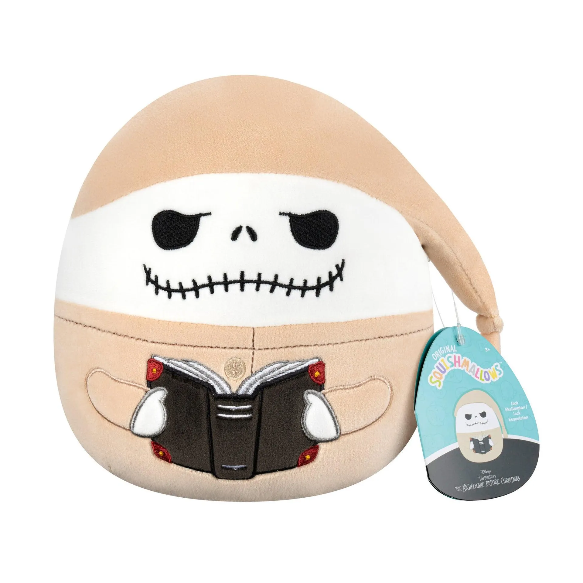 Squishmallows 8 Inch The Nightmare Before Christmas Plush - Jack in Pajamas