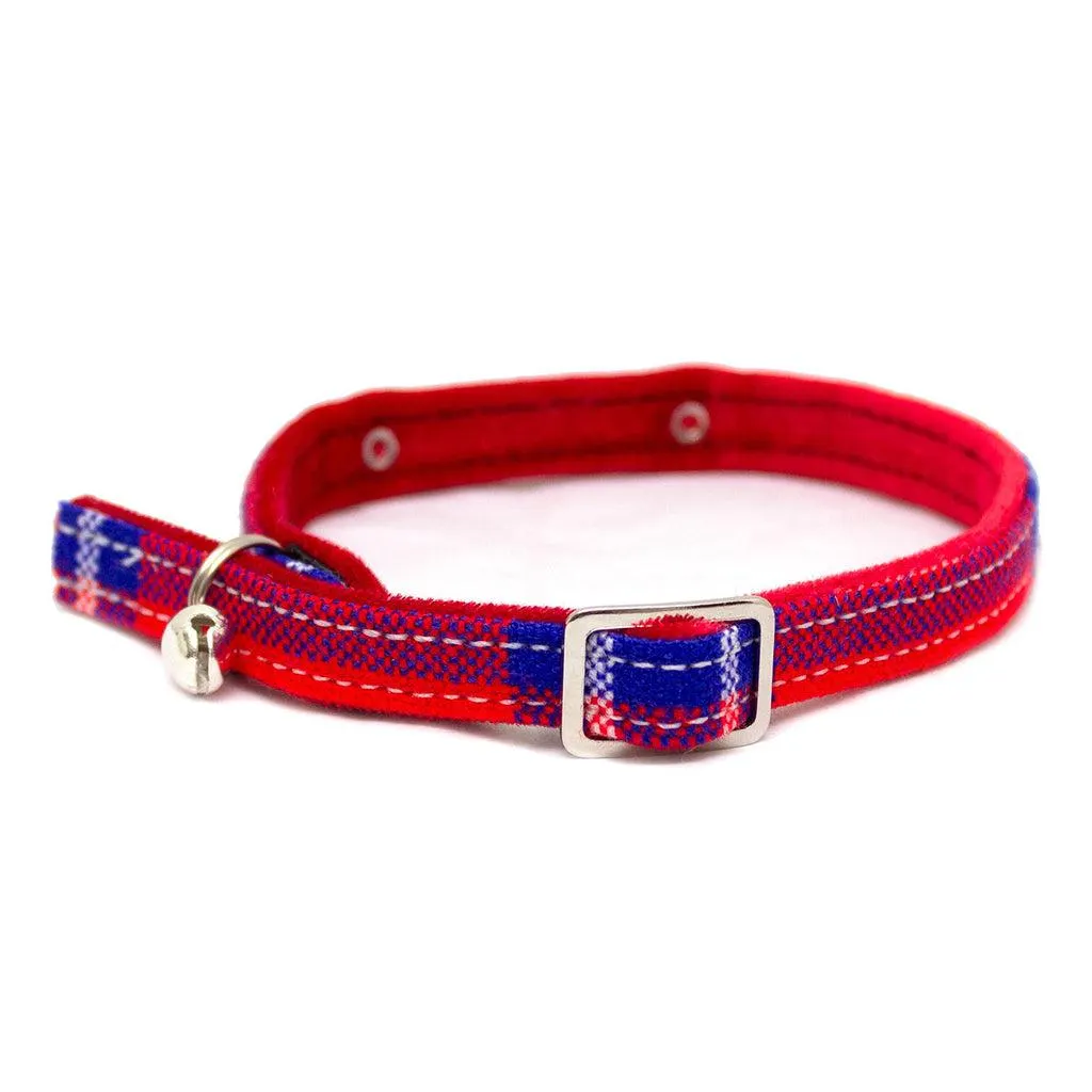 Shuka Red Cat Collar by Hiro + Wolf