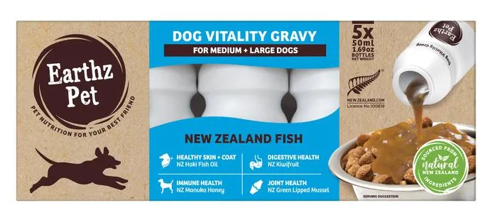 Earthz Pet Nz Fish Large Dog 5 X 50ml