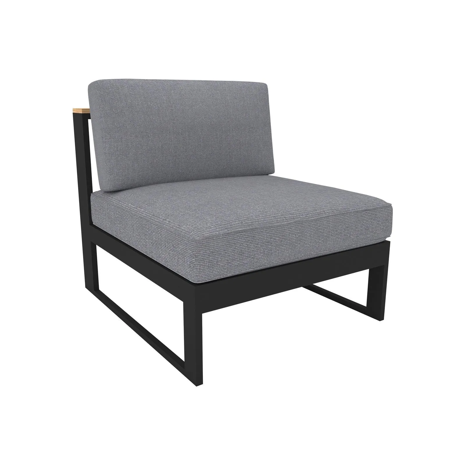 Teca Outdoor Armless Single Sofa