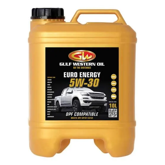 Gulf Western Euro Energy 5W-30 Engine Oil 10 Litre
