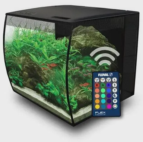 Fluval Flex Aquarium Curved Glass