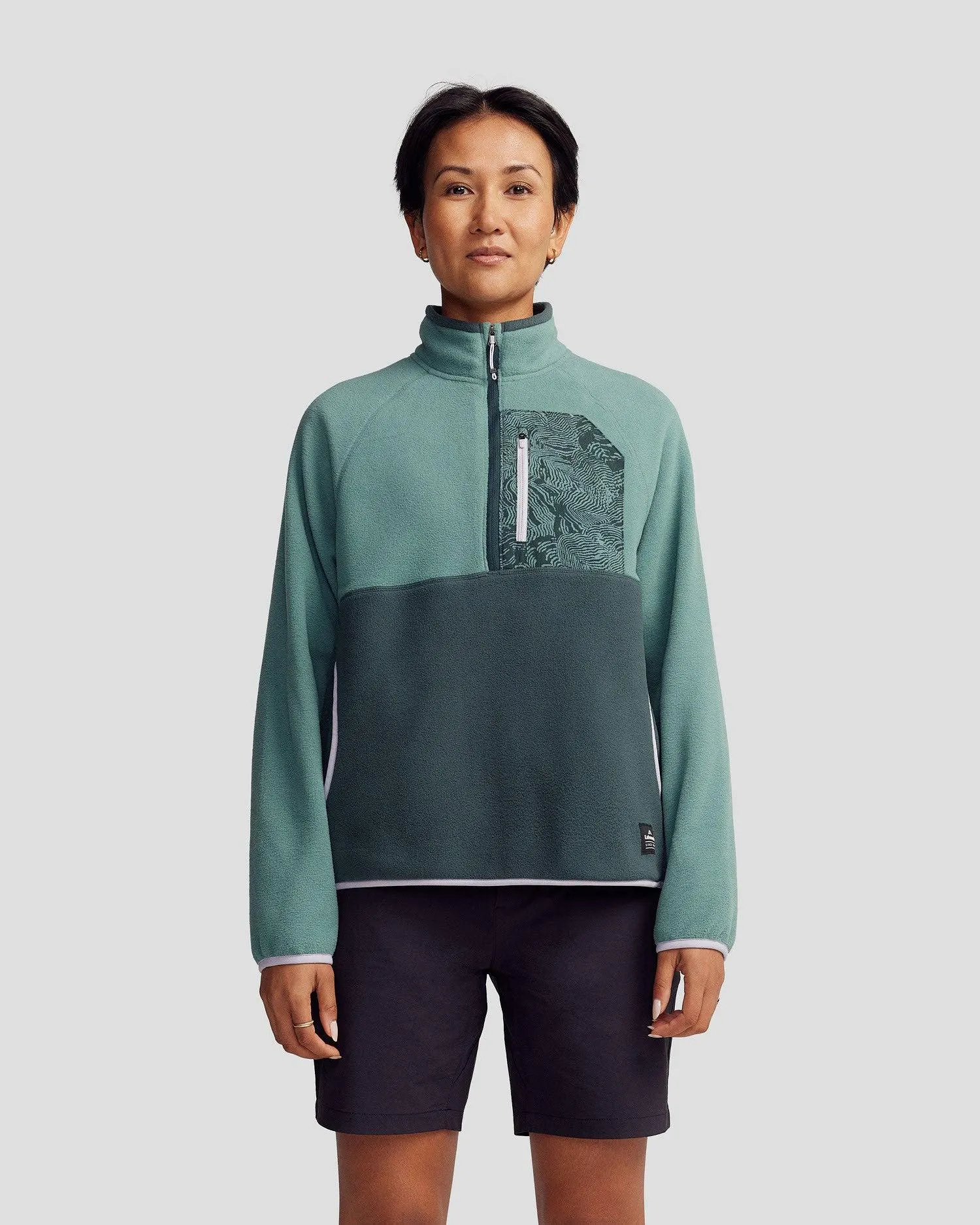 Women’s Trailhead Fleece Lightweight Pullover - Light Forest/Deep Forest