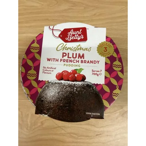 Aunt Bettys Christmas Plum Pudding