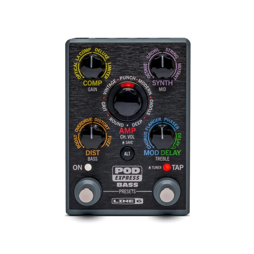LINE 6 POD EXPRESS BASS - COMPACT MULTI FX PEDAL 99-060-3100