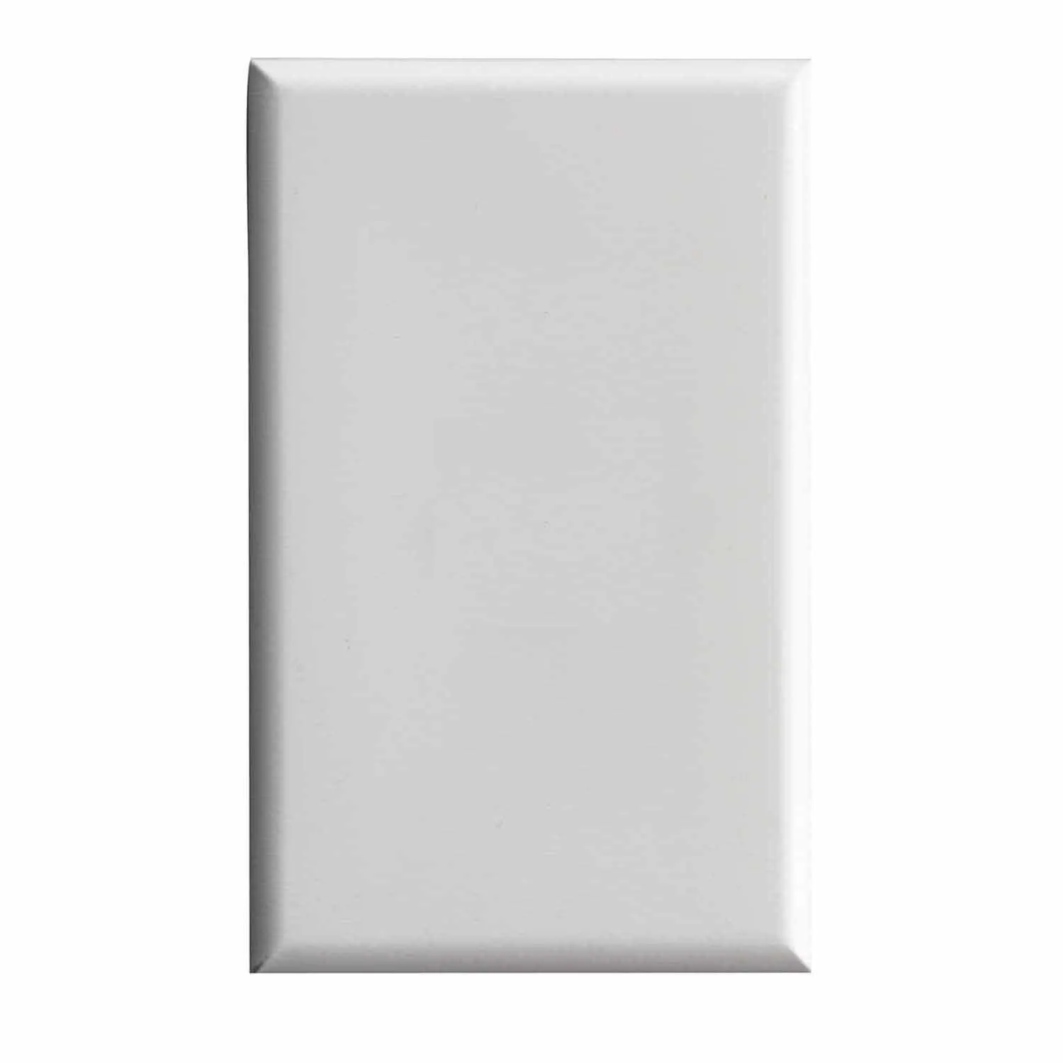 HPM Excel Blank Light Switch Plate W: 73mm, H: 117mm White