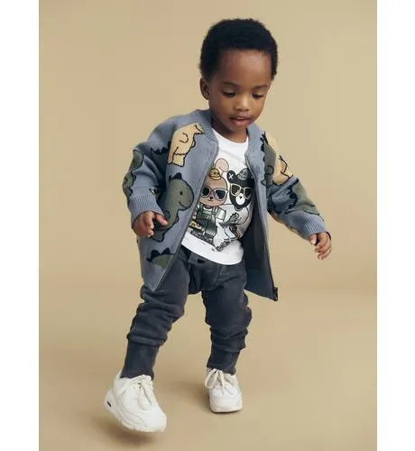 Huxbaby T-Rex Knit Bomber