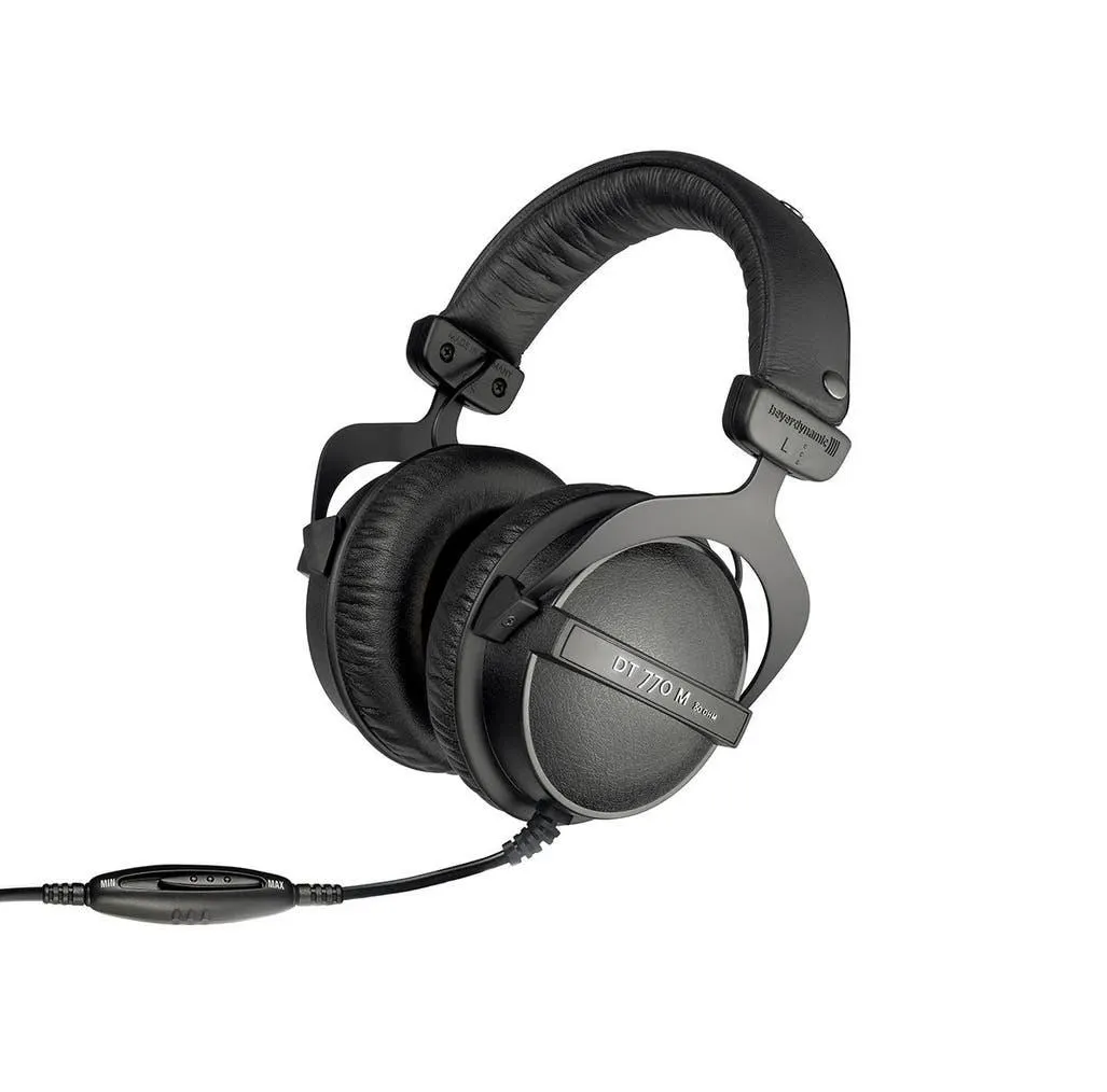 BEYERDYNAMIC DT770 M 80 OHM HEADPHONES FOR MONITORING PURPOSES, CLOSED (EXTREMELY HIGH ISOLATION FROM AMBIENT NOISE)