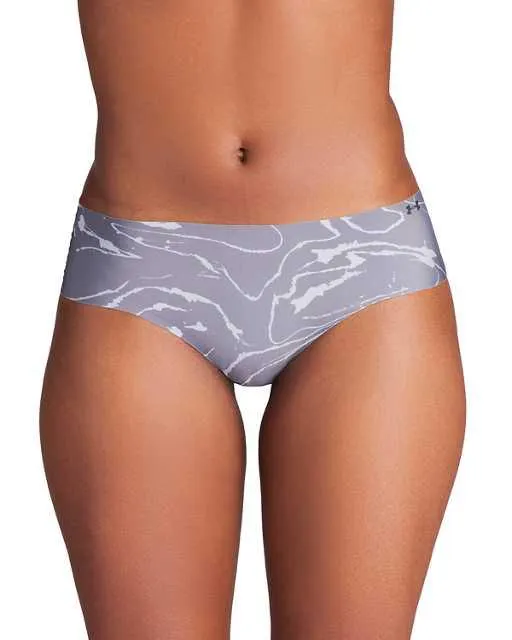 Women's UA Pure Stretch 3-Pack Printed No Show Hipster