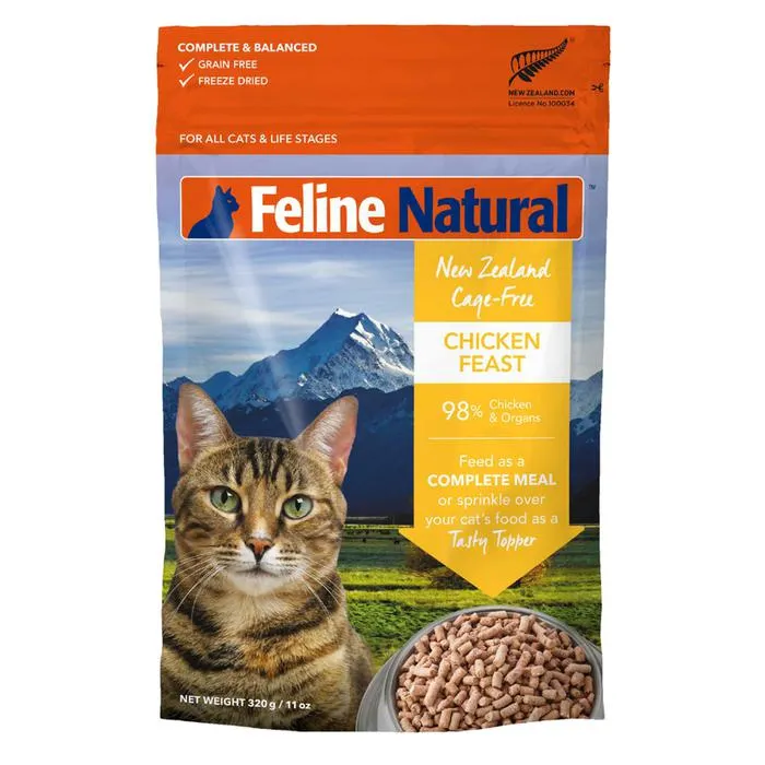 Feline Natural Freeze Dried Chicken Feast 320g
