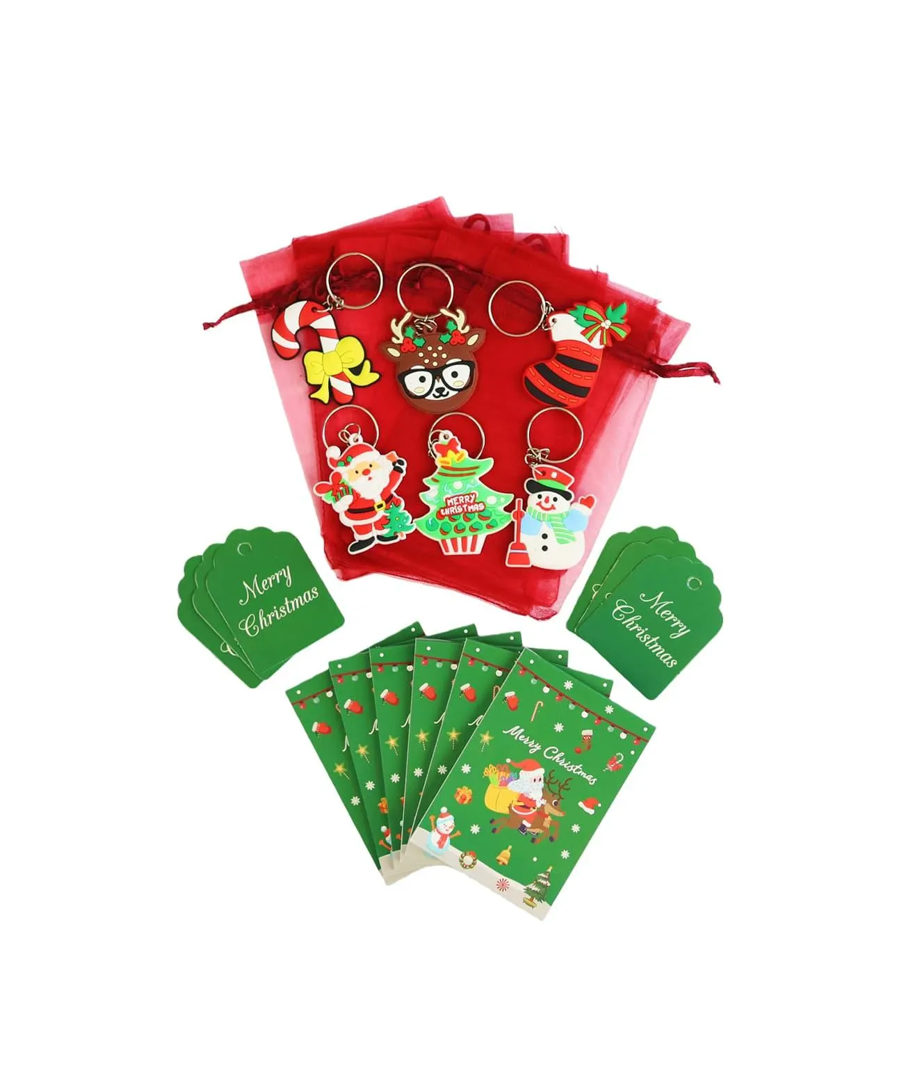 Merry Christmas Gift Bag Set 24pcs