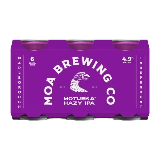 Moa Brewing Co Motueka Hazy IPA Cans 6x330ml