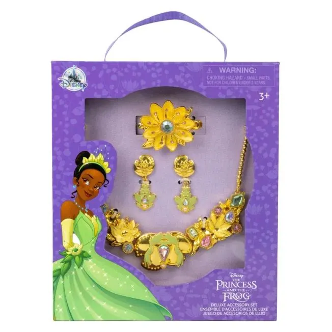Tiana Deluxe Costume Jewellery Set for Kids, The Princess and the Frog
