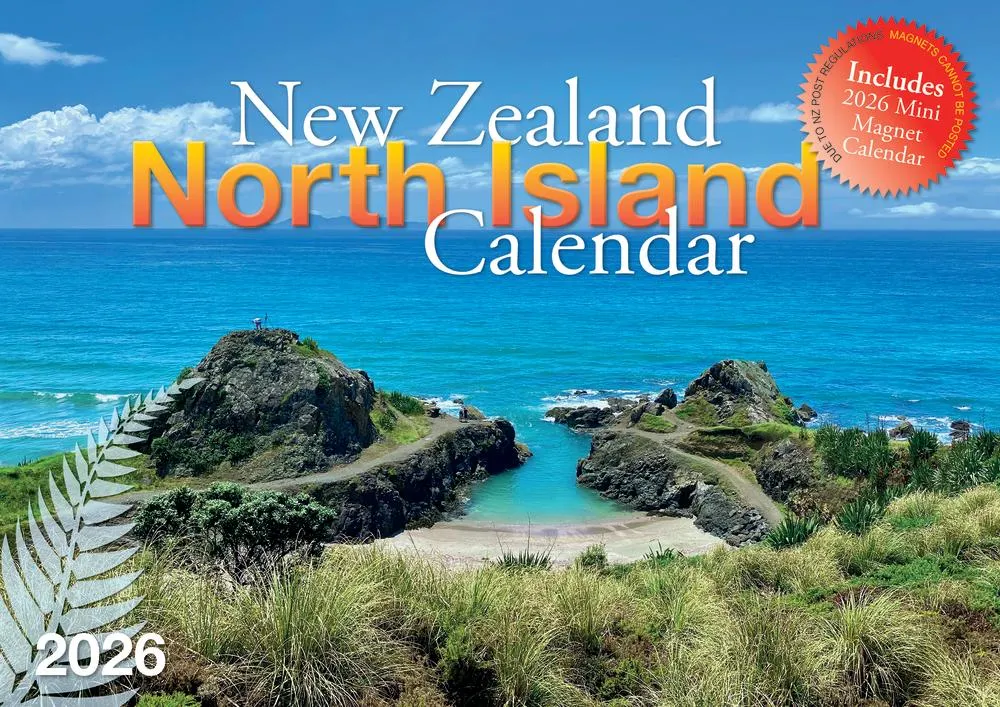 2026 North Island Wall Calendar with Mini Calendar