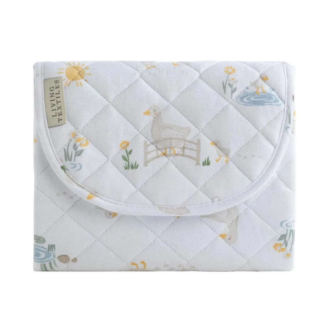 Living Textiles Goosey Goosey - Foldable Waterproof Travel Change Mat