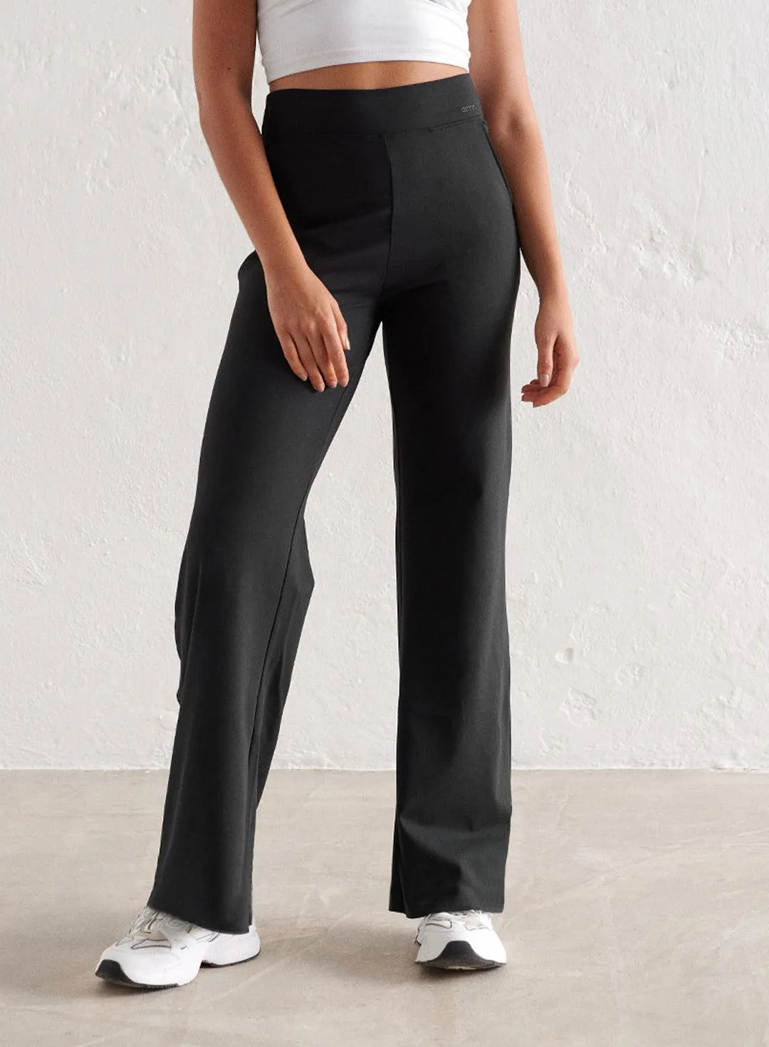 BLACK SENSE WIDE PANTS