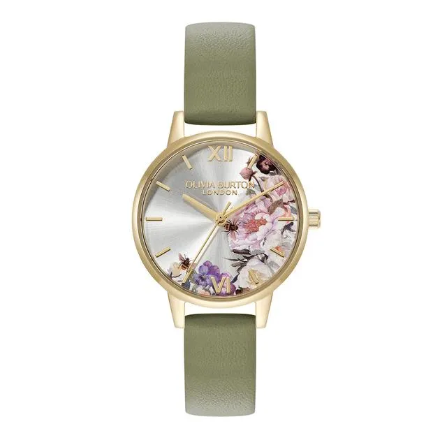 Olivia Burton Illustrated Florals Ladies Watch OB24000228