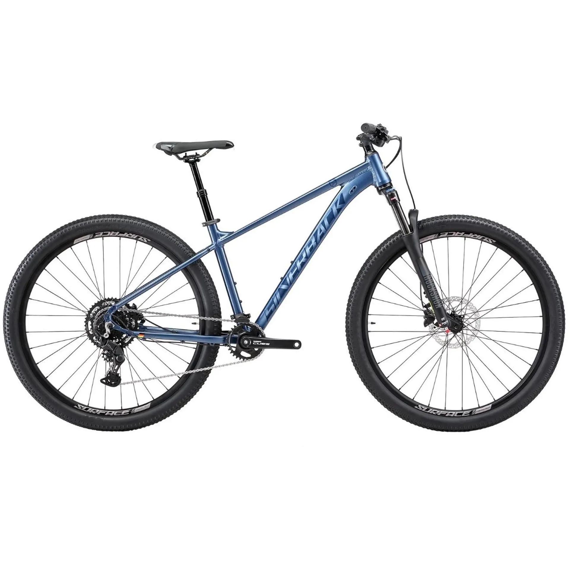 Silverback Series 9 Dropper Hardtail Mountain Bike Deep Passion Blue