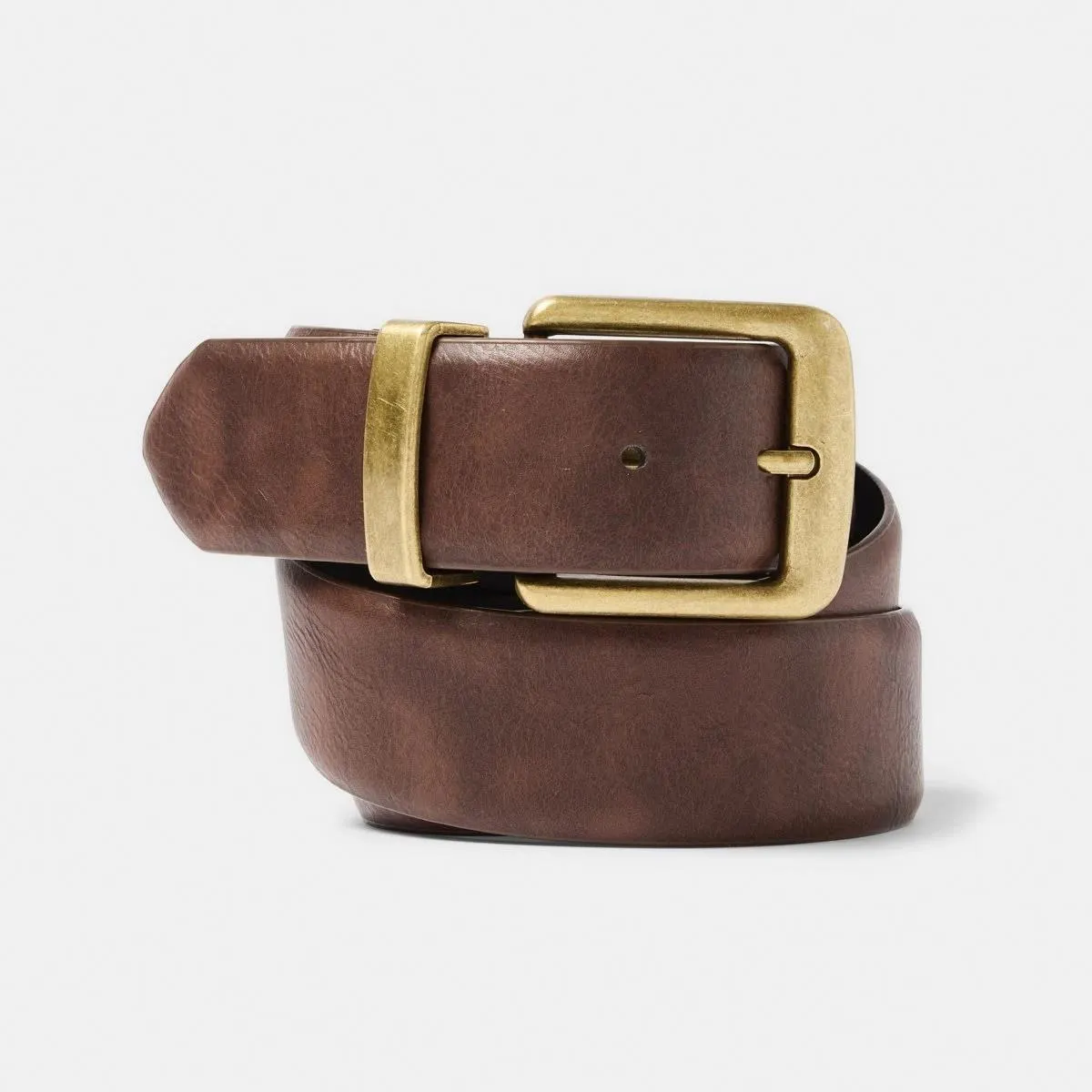 Casual Brass Buckle Belt