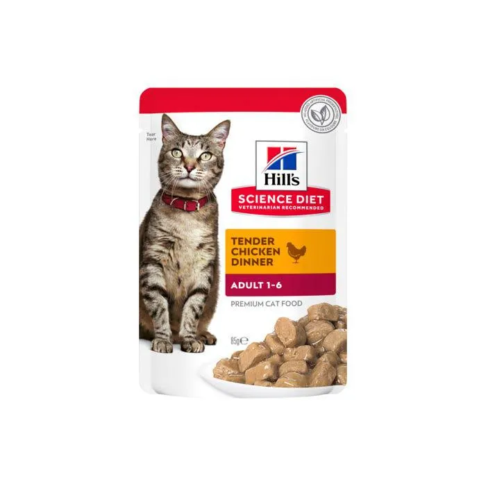Hills Science Diet Chicken Adult Cat Food 85g