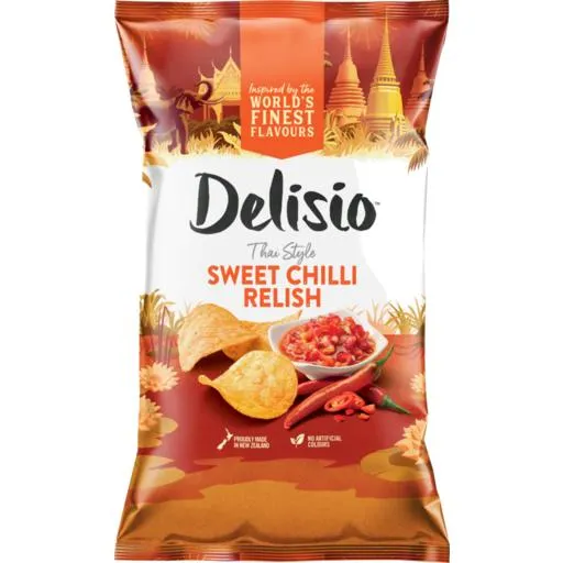 Bluebird Delisio Potato Chips Sweet Chilli Relish