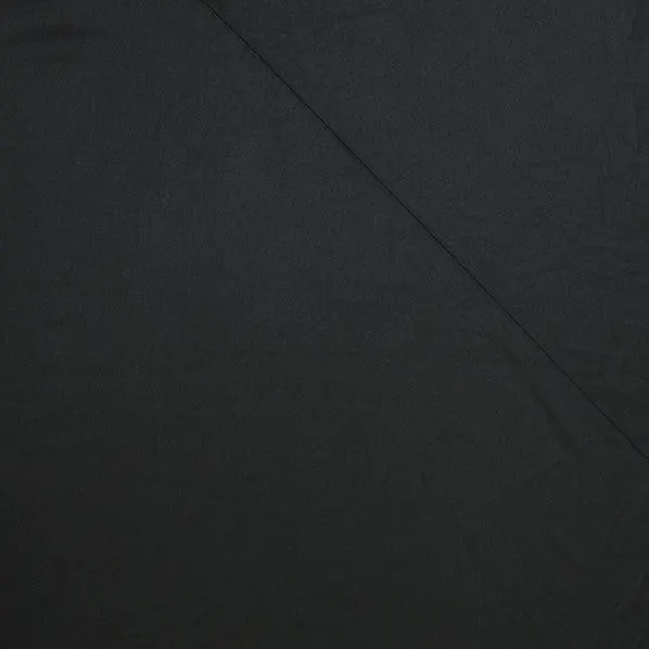 Stella Interlock Fabric, Black- Width 150cm