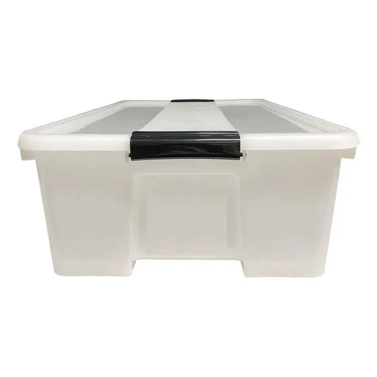 Henledar Underbed Storage Box Milky White 35 L