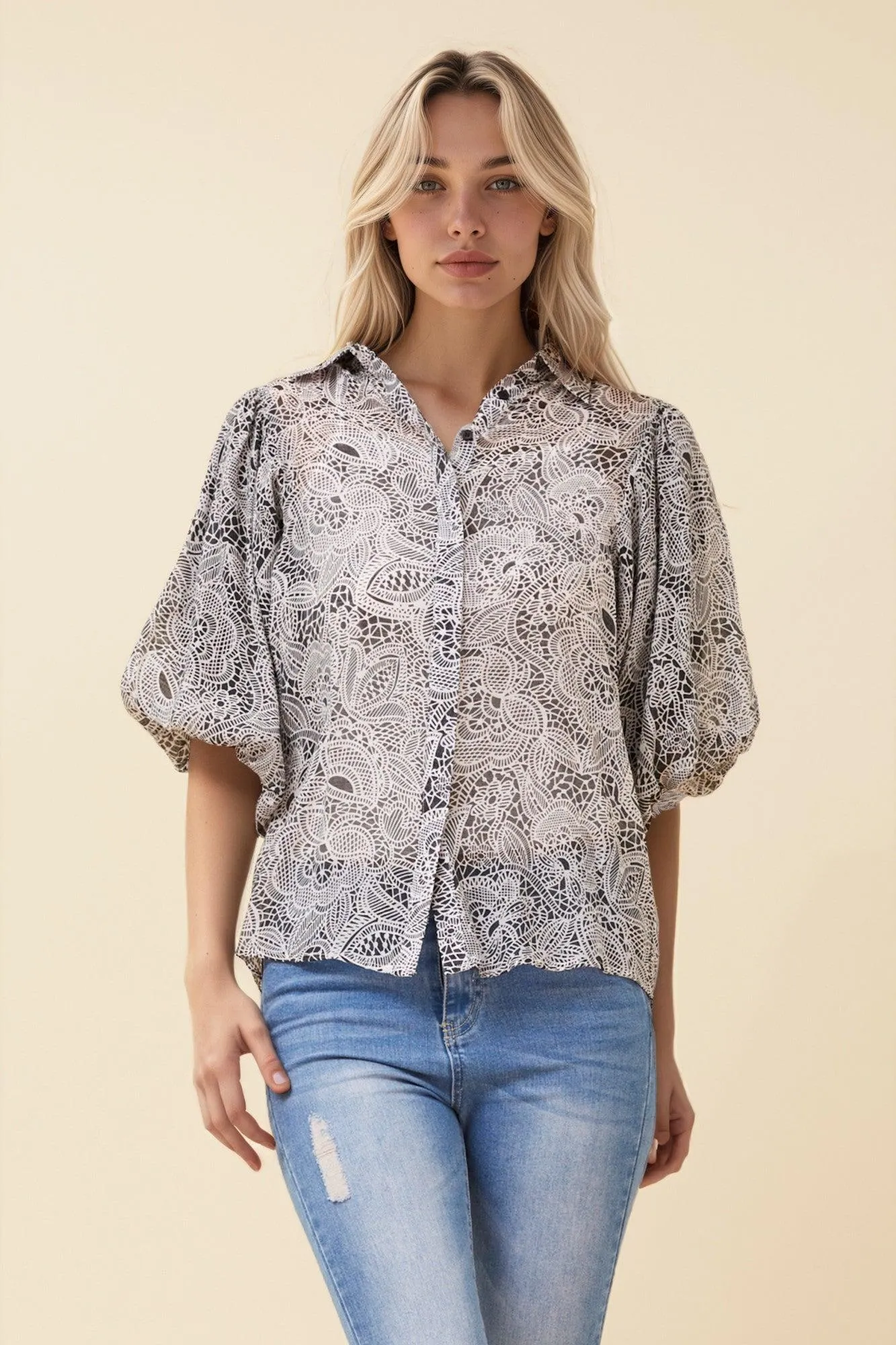 WILKIE PUFF SLEEVE SHIRT