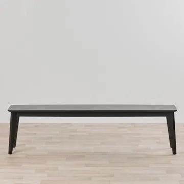 Whitby Bench - Black - 170cm