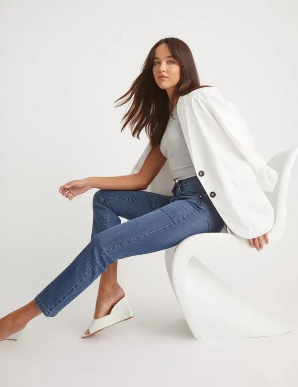 Rockmans Comfort Waist Short Length Jean