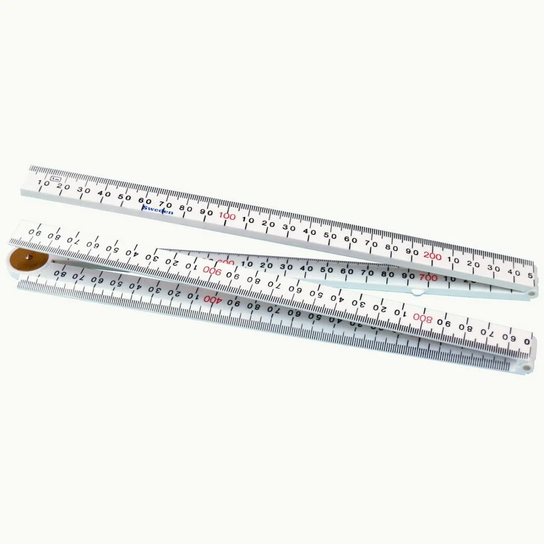 Folding Rule White Nylon 1m x 18mm Metric HU59W-18