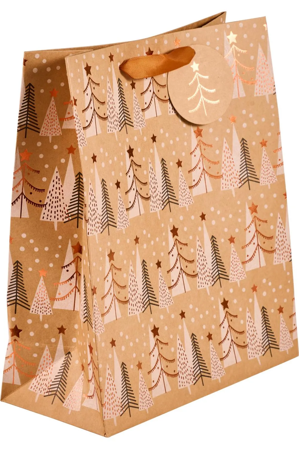 WHSmith Black & White Trees Large Gift Bag