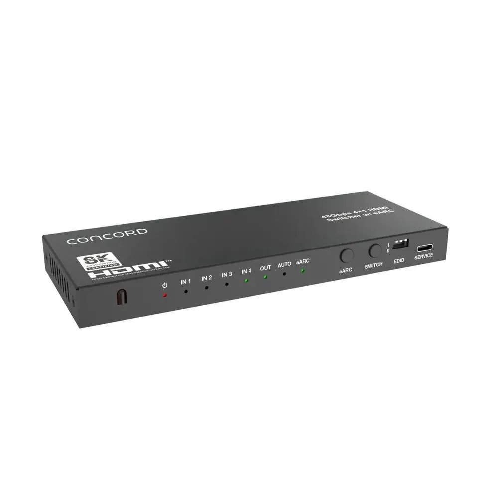 Concord 4-Way 8K HDMI Switcher