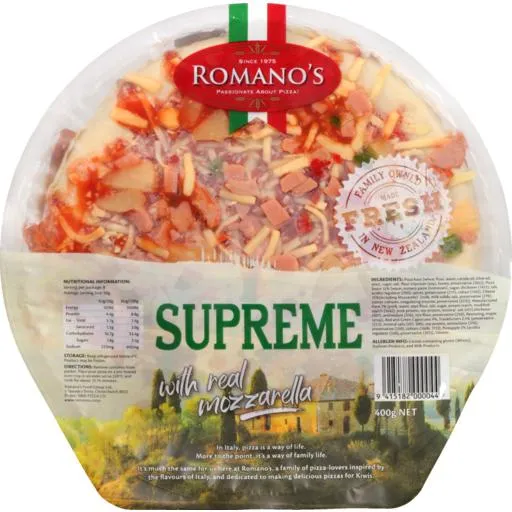 Romano's Pizza Supreme 400g