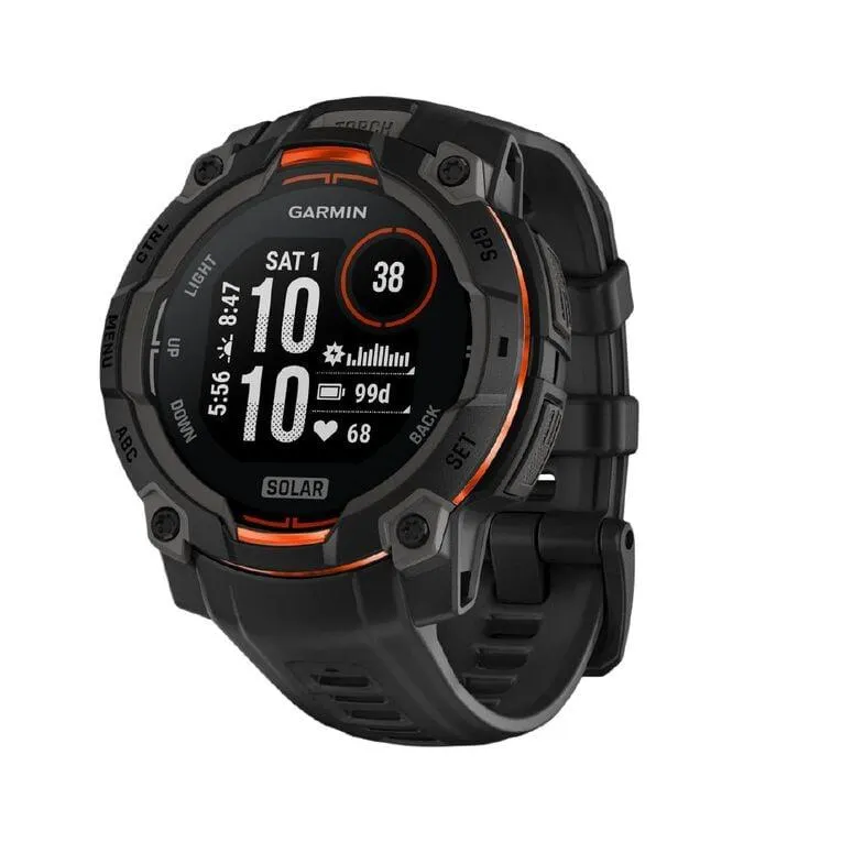 Garmin Instinct 3, 45mm, Solar, Black Bezel with Black Band