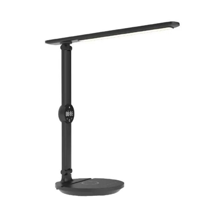 TEMPO 9.5W CCT BLACK LED QI DESK LAMP