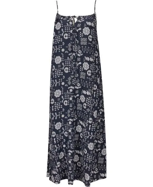Women's Tie Detail Slip Midi Dress