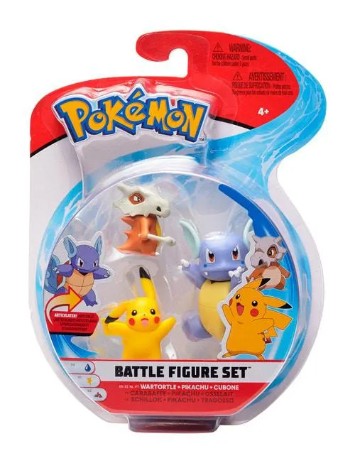 Pokemon 5cm & 7cm Figure 3 Pack, Assorted