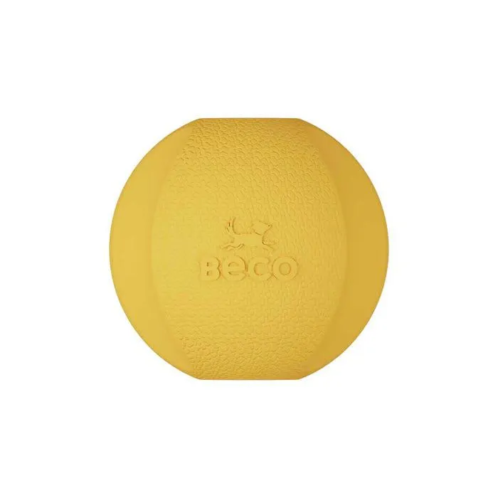 Beco Dog Toy Fetch Ball Yellow