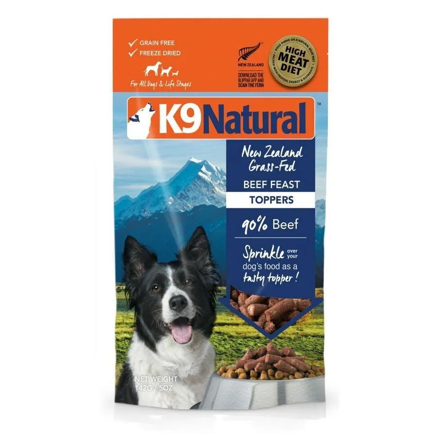K9 Natural Beef Feast Topper Dry Dog Food