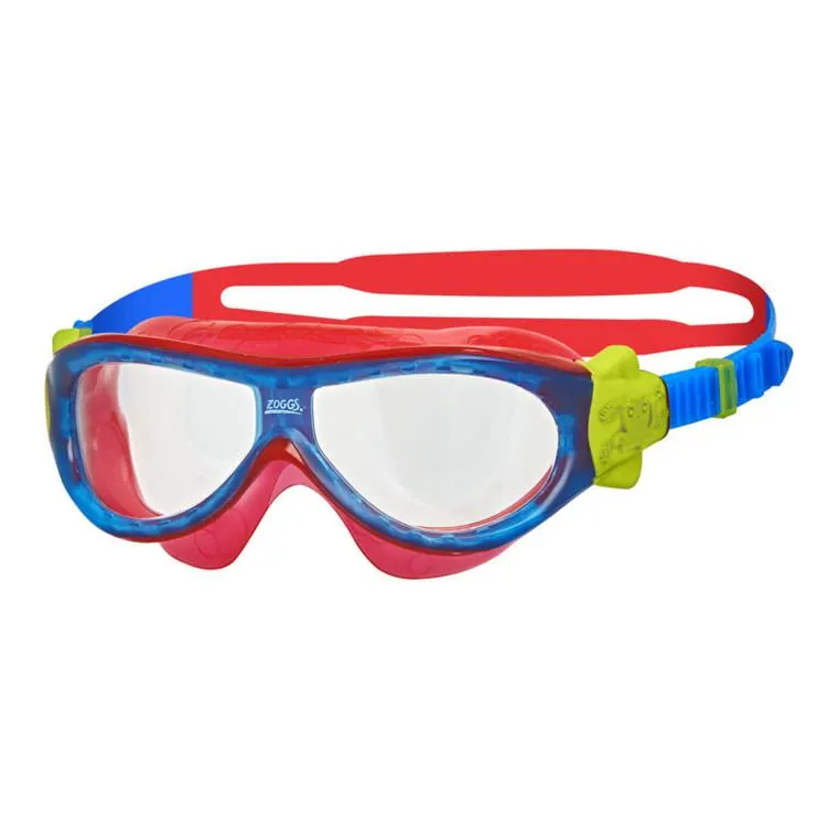 Zoggs Kids Phantom Junior Swimming Mask Blue/Red/Clear