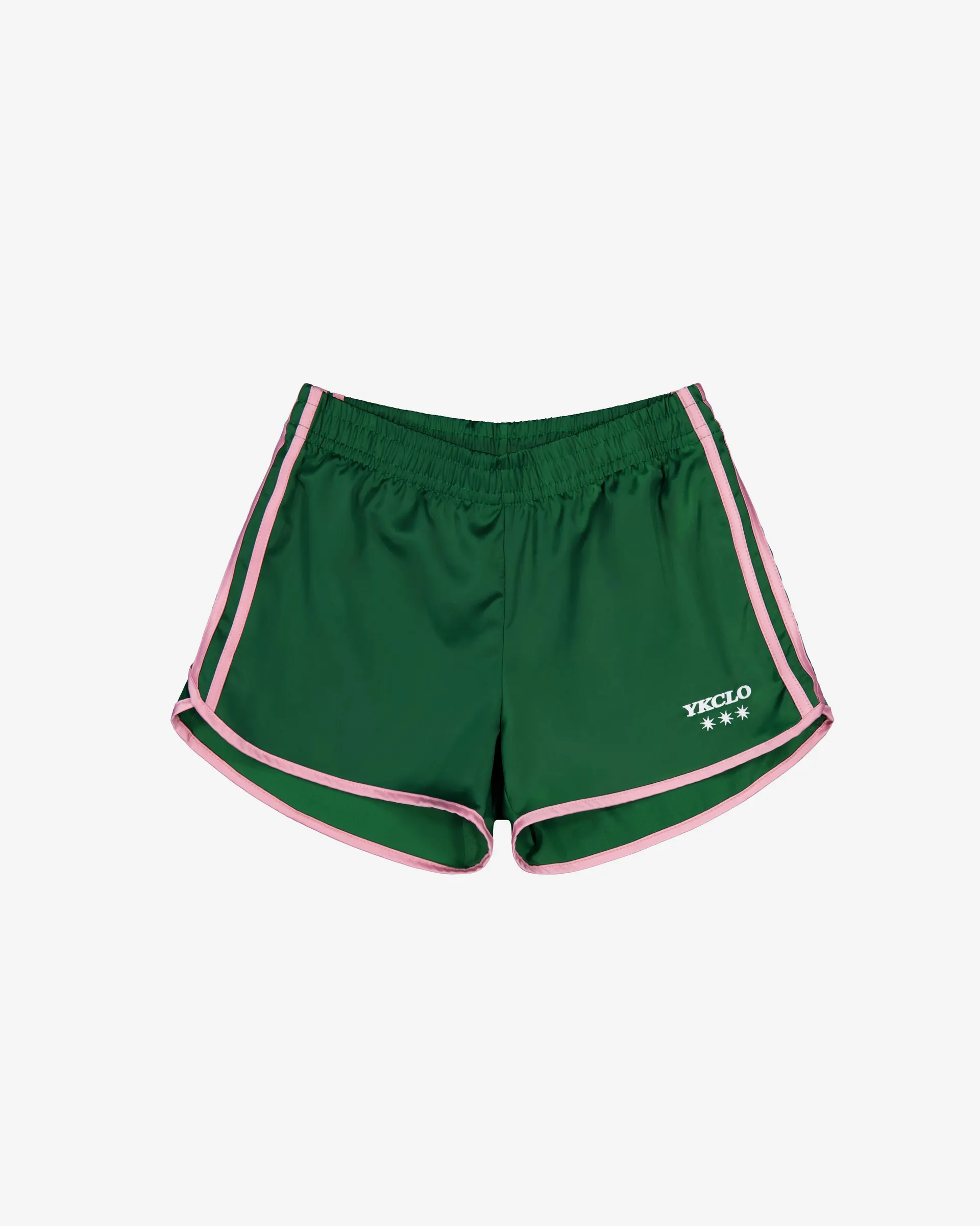 Womens Nylon Shorts | Green