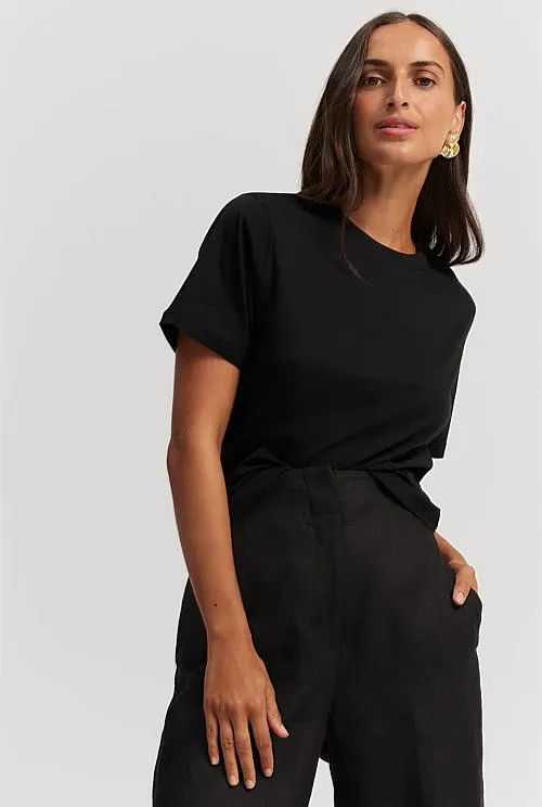 Mercerised Slim T-Shirt